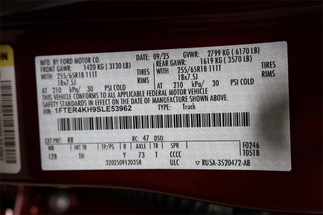 2025 Ford Ranger Lariat