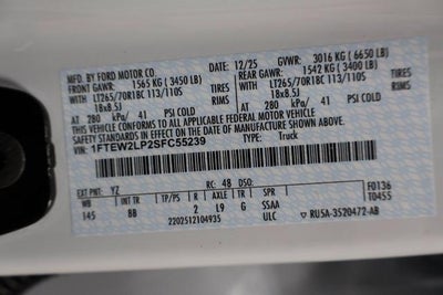 2025 Ford F-150 STX Demo