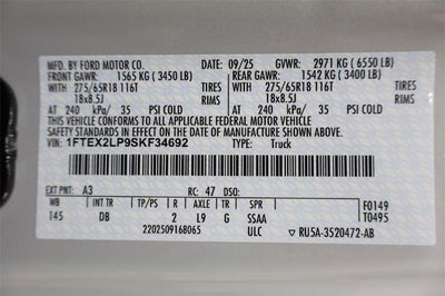 2025 Ford F-150 STX Demo