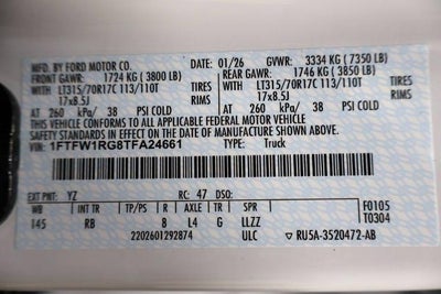 2026 Ford F-150 Raptor