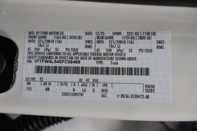 2025 Ford F-150 Tremor