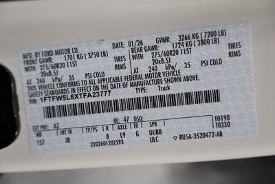 2026 Ford F-150 Lariat