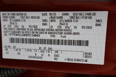 2025 Ford F-150 Lariat