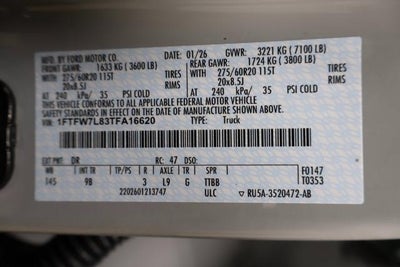 2026 Ford F-150 Platinum