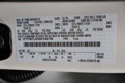 2025 Ford F-150 Platinum