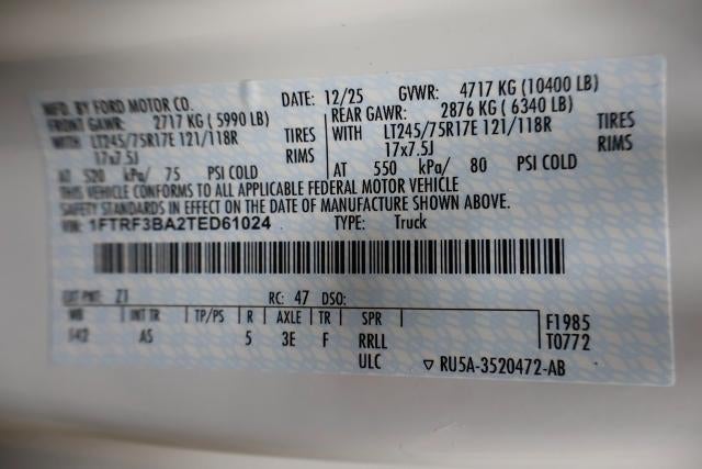 2026 Ford Super Duty F-350 SRW XL