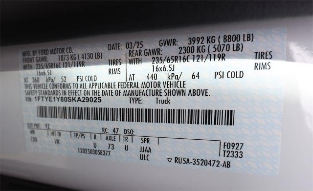 2025 Ford Transit Cargo Van Base