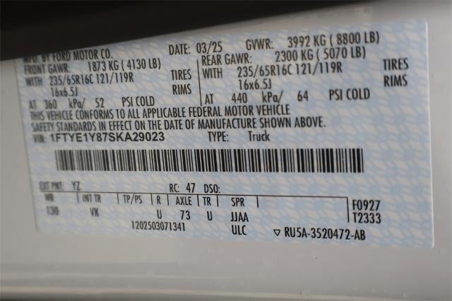 2025 Ford Transit Cargo Van Base