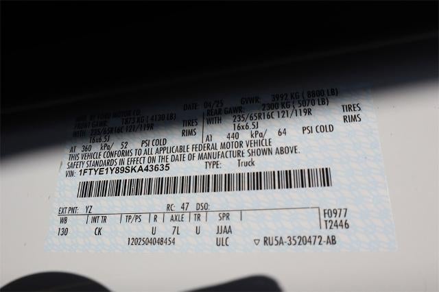 2025 Ford Transit Cargo Van Base