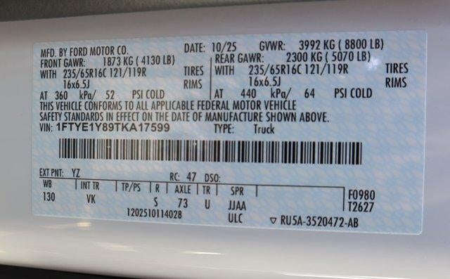 2026 Ford Transit Cargo Van Base