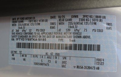 2026 Ford Transit Cargo Van Base