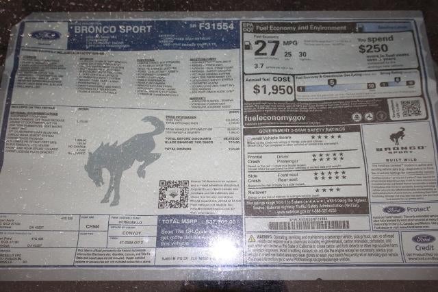 2025 Ford Bronco Sport Big Bend Demo