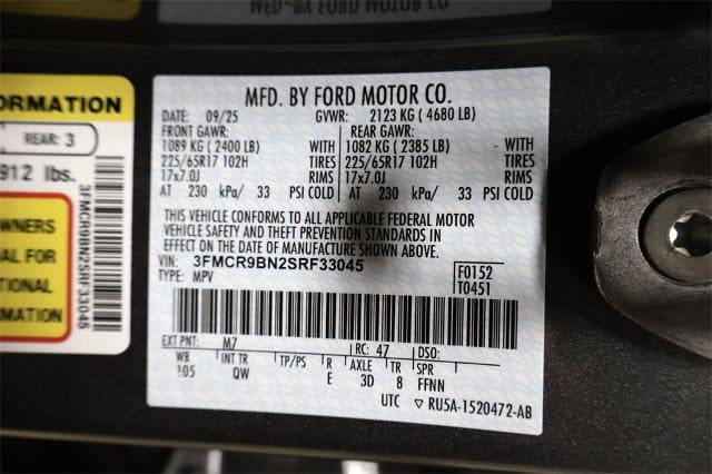 2025 Ford Bronco Sport Big Bend Demo