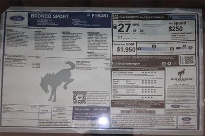 2025 Ford Bronco Sport Big Bend Demo