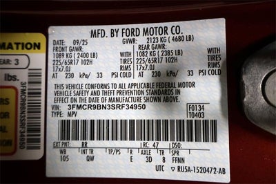 2025 Ford Bronco Sport Big Bend Demo