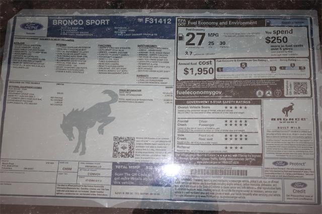 2025 Ford Bronco Sport Big Bend Demo