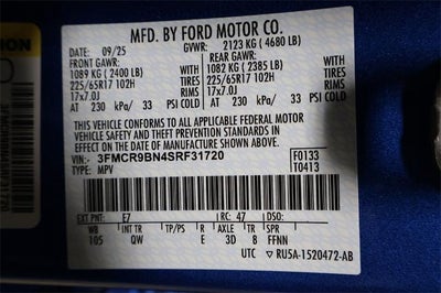 2025 Ford Bronco Sport Big Bend Demo