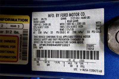 2025 Ford Bronco Sport Big Bend Demo