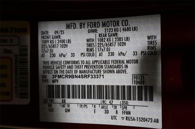 2025 Ford Bronco Sport Big Bend Demo