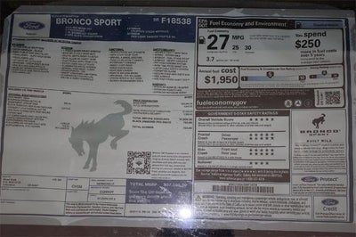 2025 Ford Bronco Sport Big Bend Demo