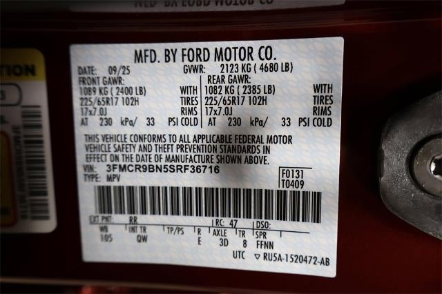 2025 Ford Bronco Sport Big Bend Demo