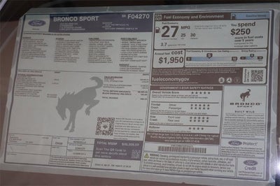 2025 Ford Bronco Sport Big Bend Demo