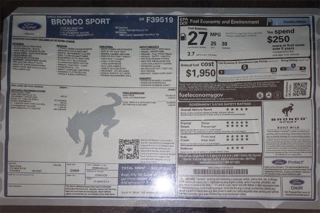 2025 Ford Bronco Sport Big Bend Demo