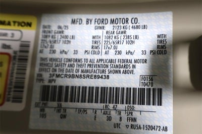 2025 Ford Bronco Sport Big Bend Demo