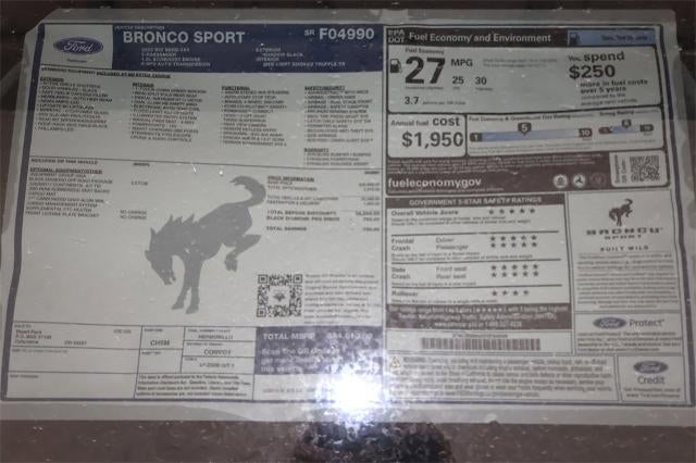 2025 Ford Bronco Sport Big Bend Demo