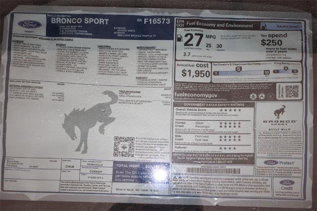 2025 Ford Bronco Sport Big Bend Demo