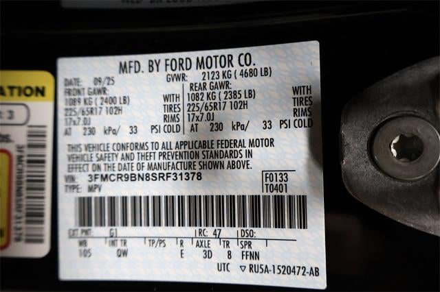 2025 Ford Bronco Sport Big Bend Demo