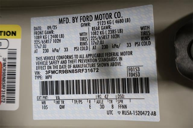 2025 Ford Bronco Sport Big Bend Demo