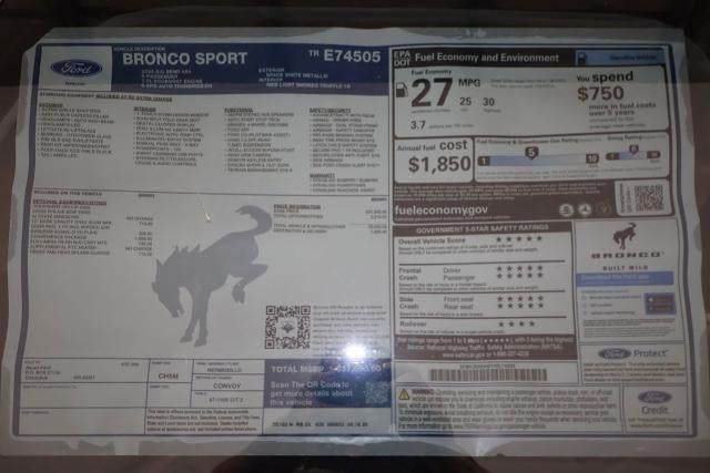 2026 Ford Bronco Sport Big Bend Demo
