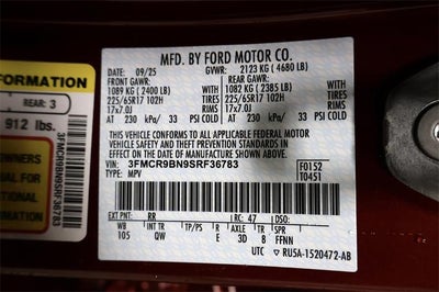 2025 Ford Bronco Sport Big Bend Demo