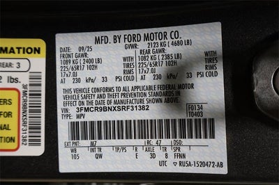 2025 Ford Bronco Sport Big Bend Demo