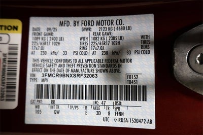 2025 Ford Bronco Sport Big Bend Demo