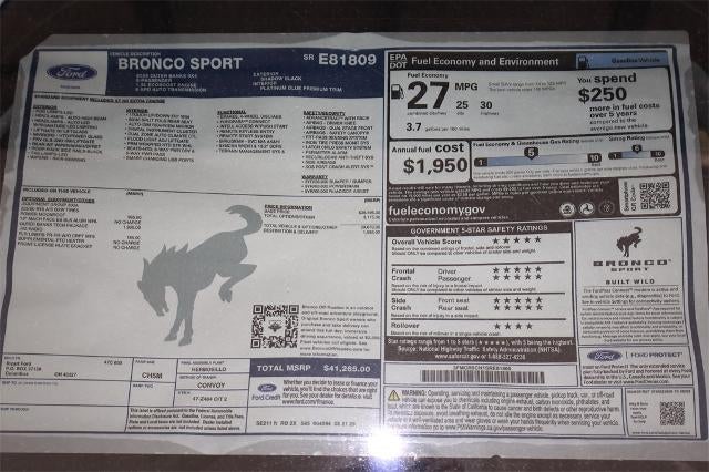 2025 Ford Bronco Sport Outer Banks