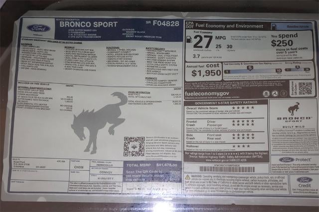 2025 Ford Bronco Sport Outer Banks