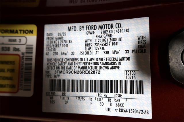 2025 Ford Bronco Sport Outer Banks Demo