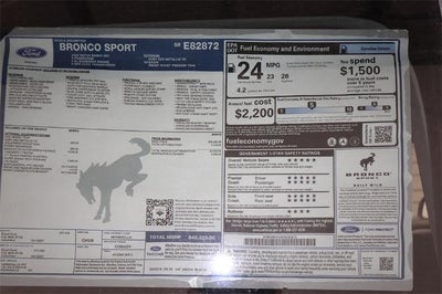 2025 Ford Bronco Sport Outer Banks Demo