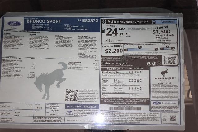 2025 Ford Bronco Sport Outer Banks Demo