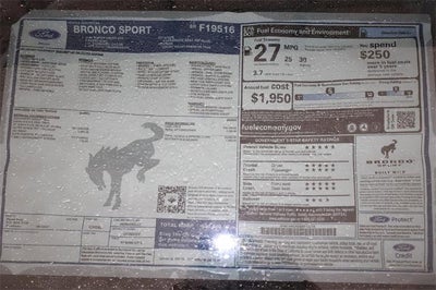 2025 Ford Bronco Sport Outer Banks Demo