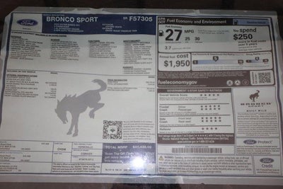 2025 Ford Bronco Sport Outer Banks Demo