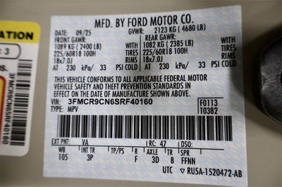 2025 Ford Bronco Sport Outer Banks Demo