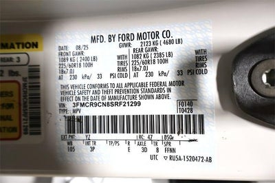 2025 Ford Bronco Sport Outer Banks Demo