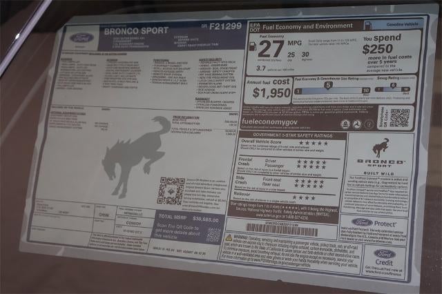 2025 Ford Bronco Sport Outer Banks Demo