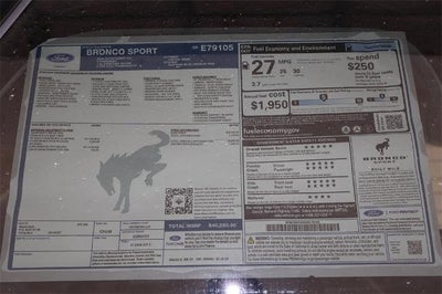 2025 Ford Bronco Sport Outer Banks Demo