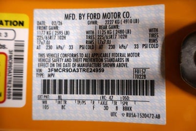 2026 Ford Bronco Sport Badlands