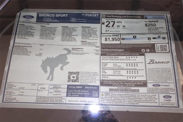 2025 Ford Bronco Sport Heritage Demo