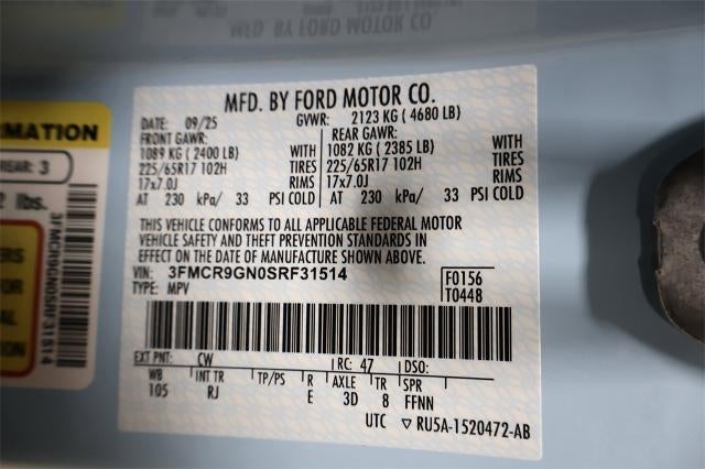 2025 Ford Bronco Sport Heritage Demo